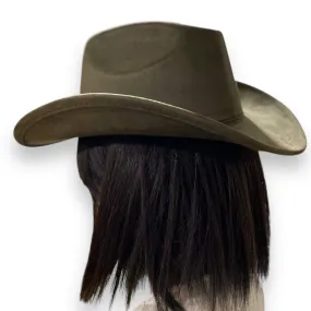 Suede Wide Brim Cowboy Hat