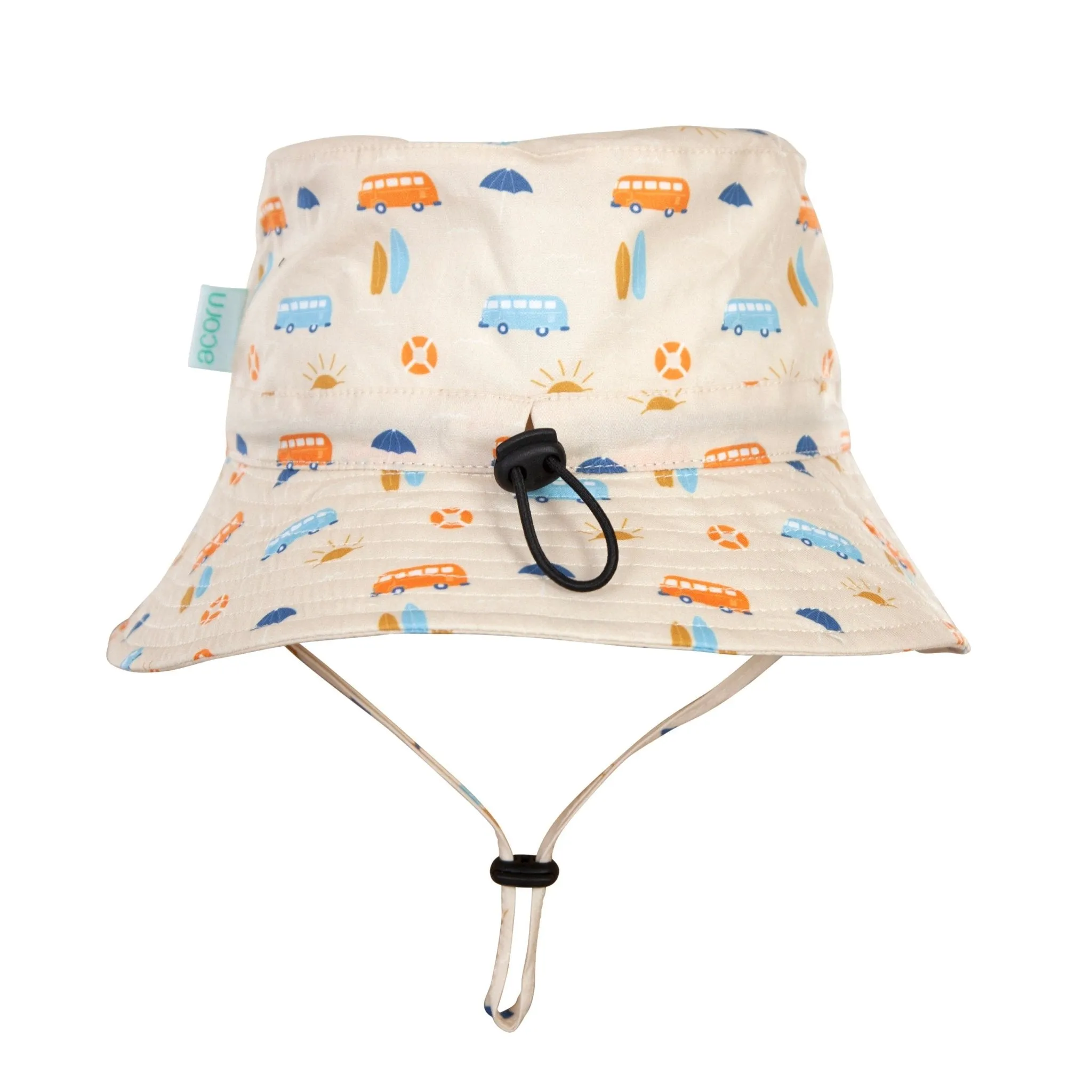 Sunrise Surf Wide Brim Bucket Hat