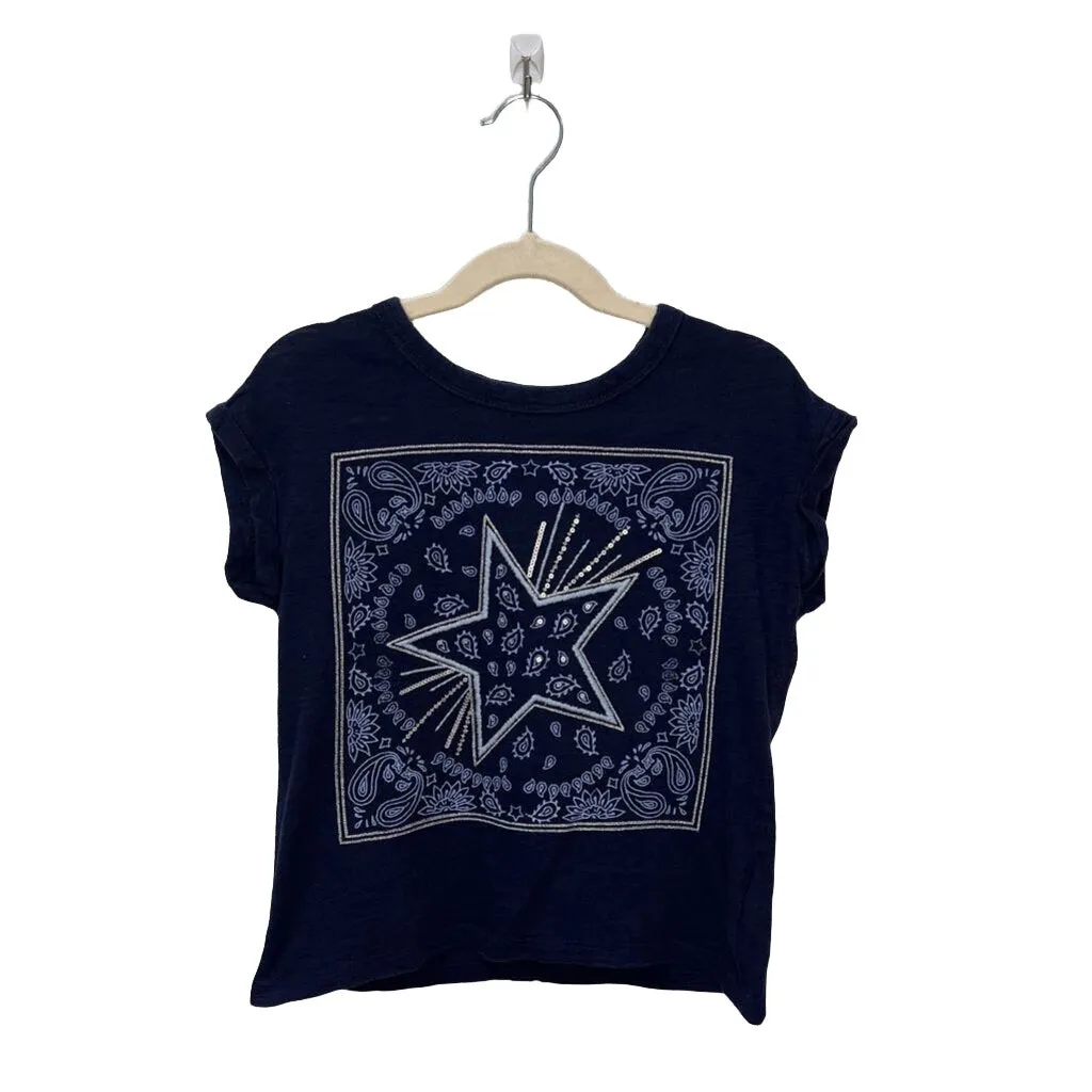 T-Shirt - Star & Paisley Pattern