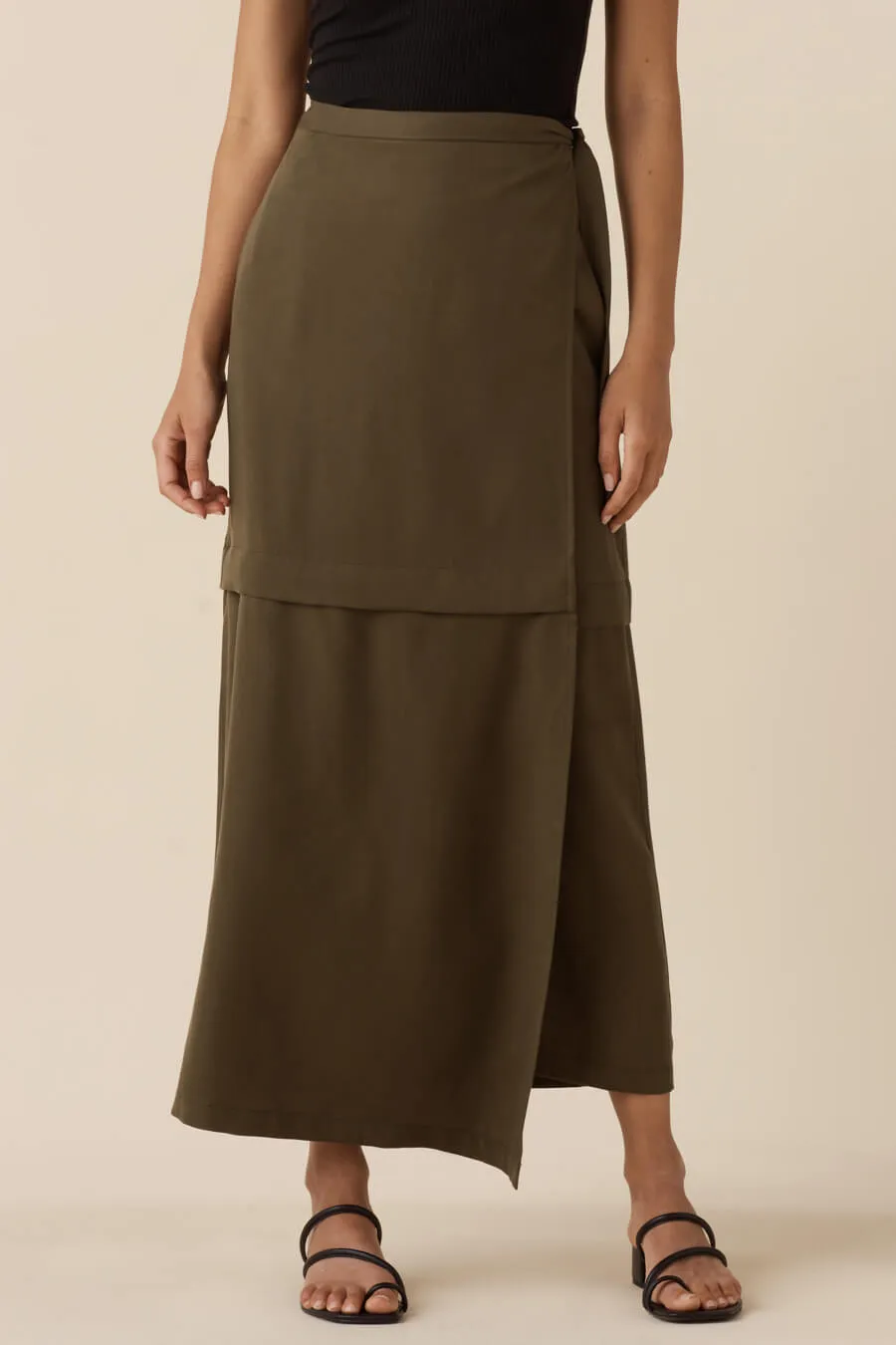 The Convertible Wrap Midi Skirt