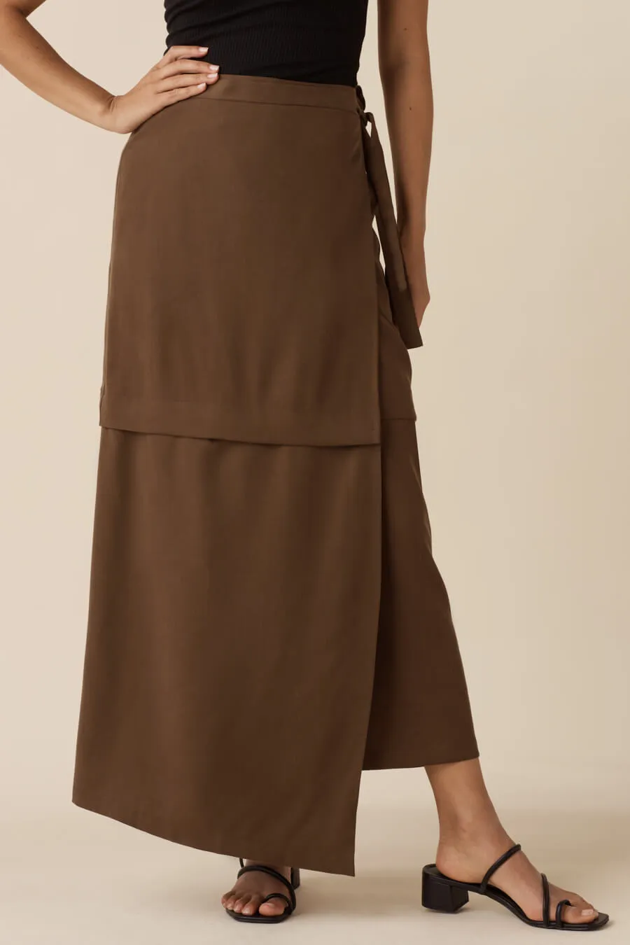 The Convertible Wrap Midi Skirt