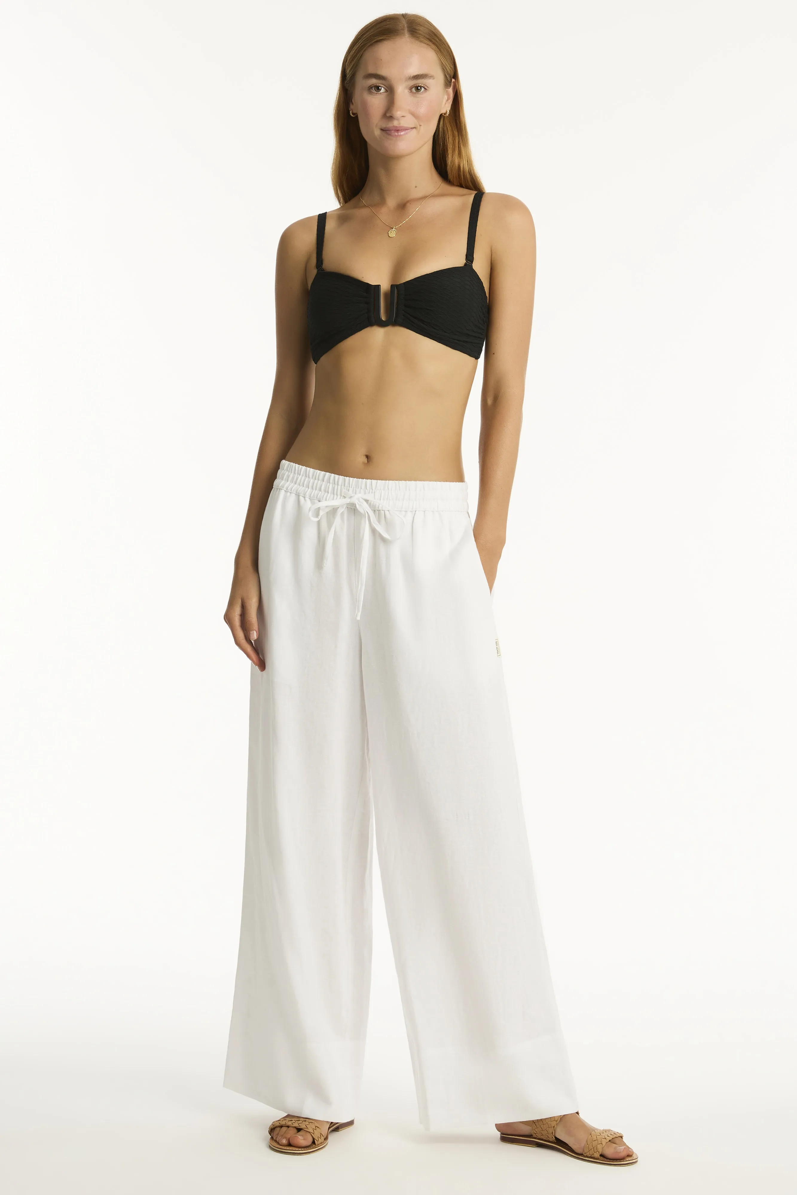 Tidal Linen Palazzo Pant