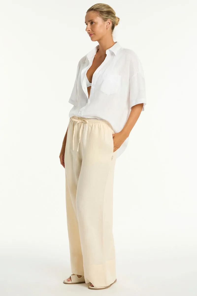 Tidal Linen Palazzo Pant