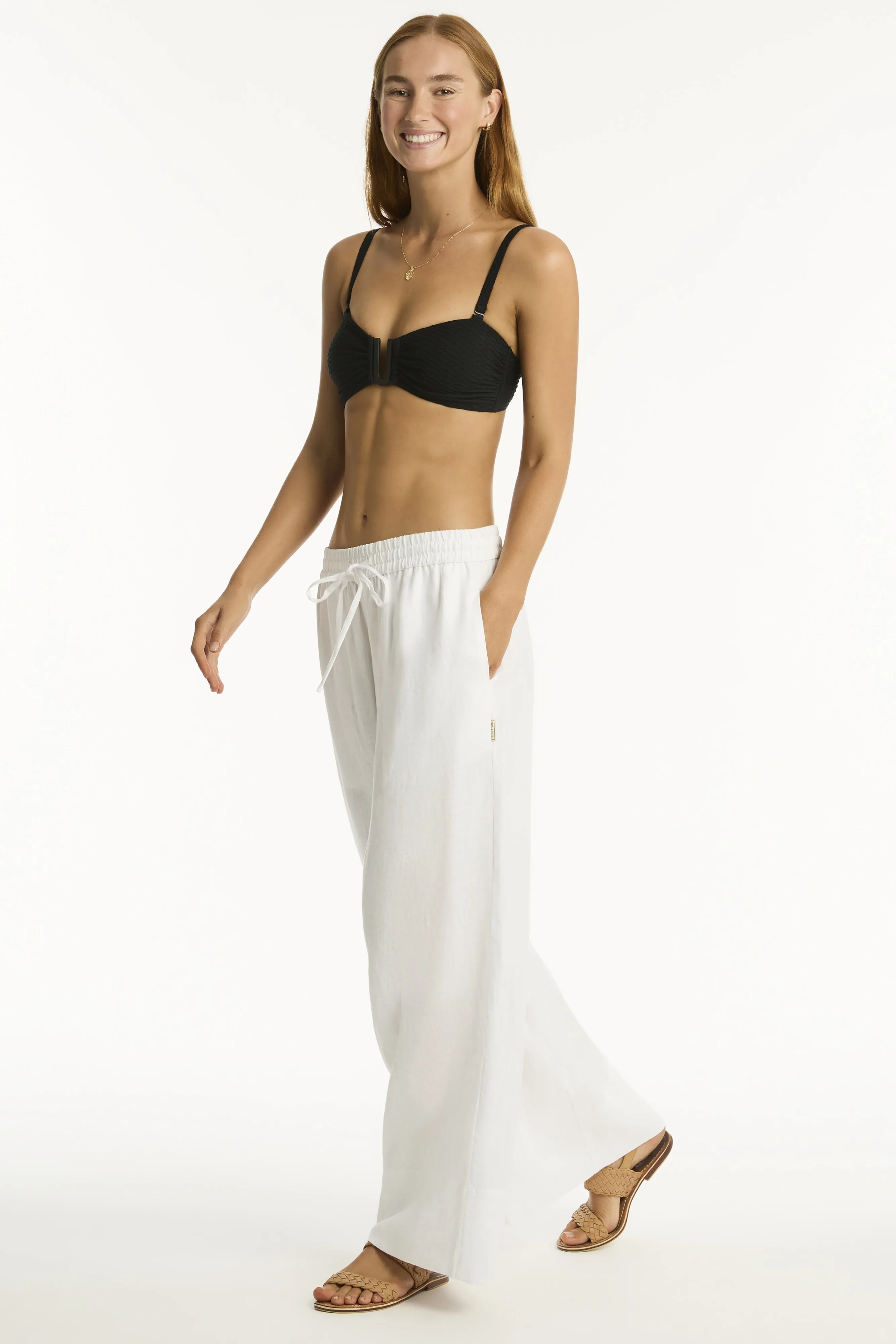 Tidal Linen Palazzo Pant