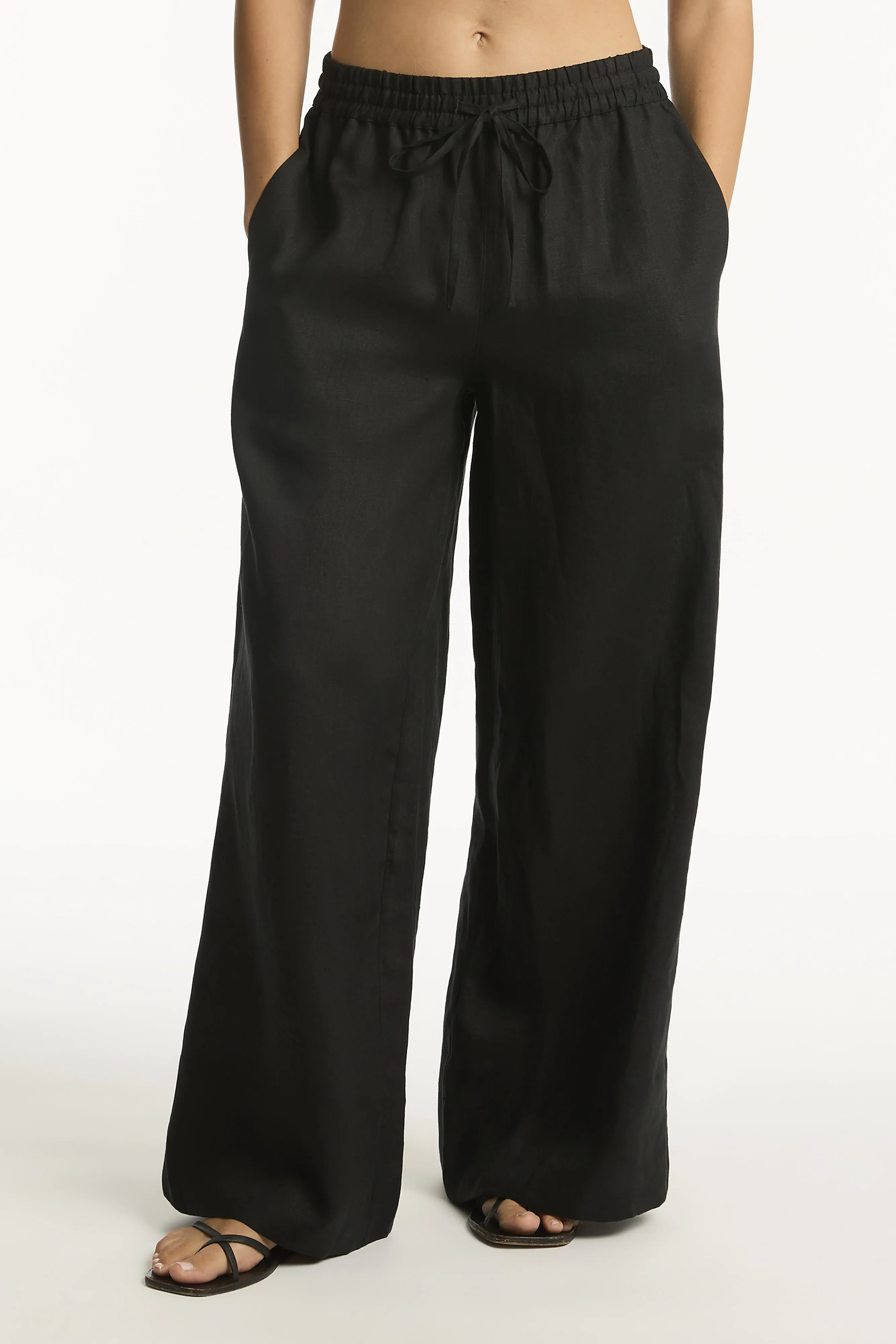 Tidal Linen Palazzo Pant