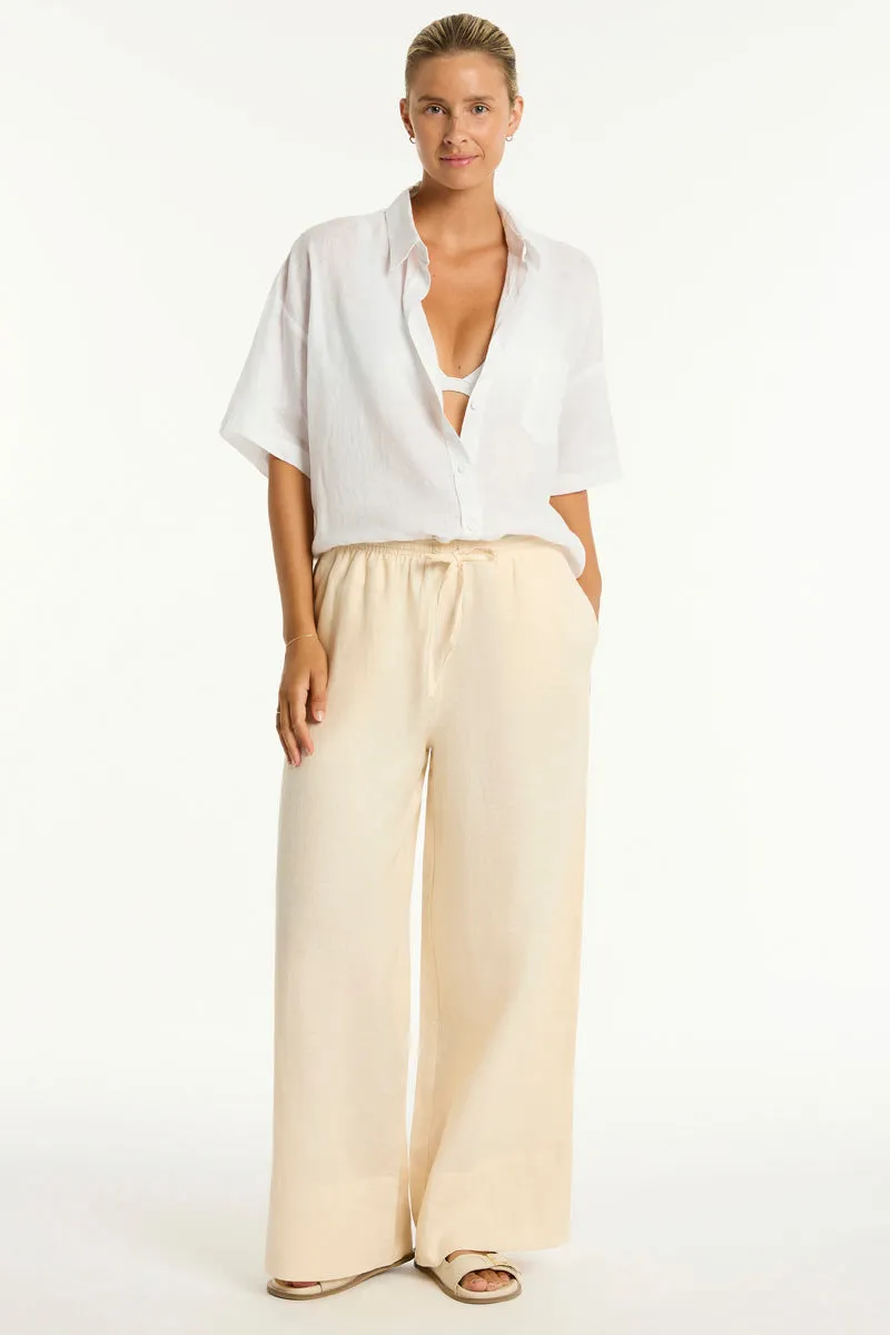 Tidal Linen Palazzo Pant