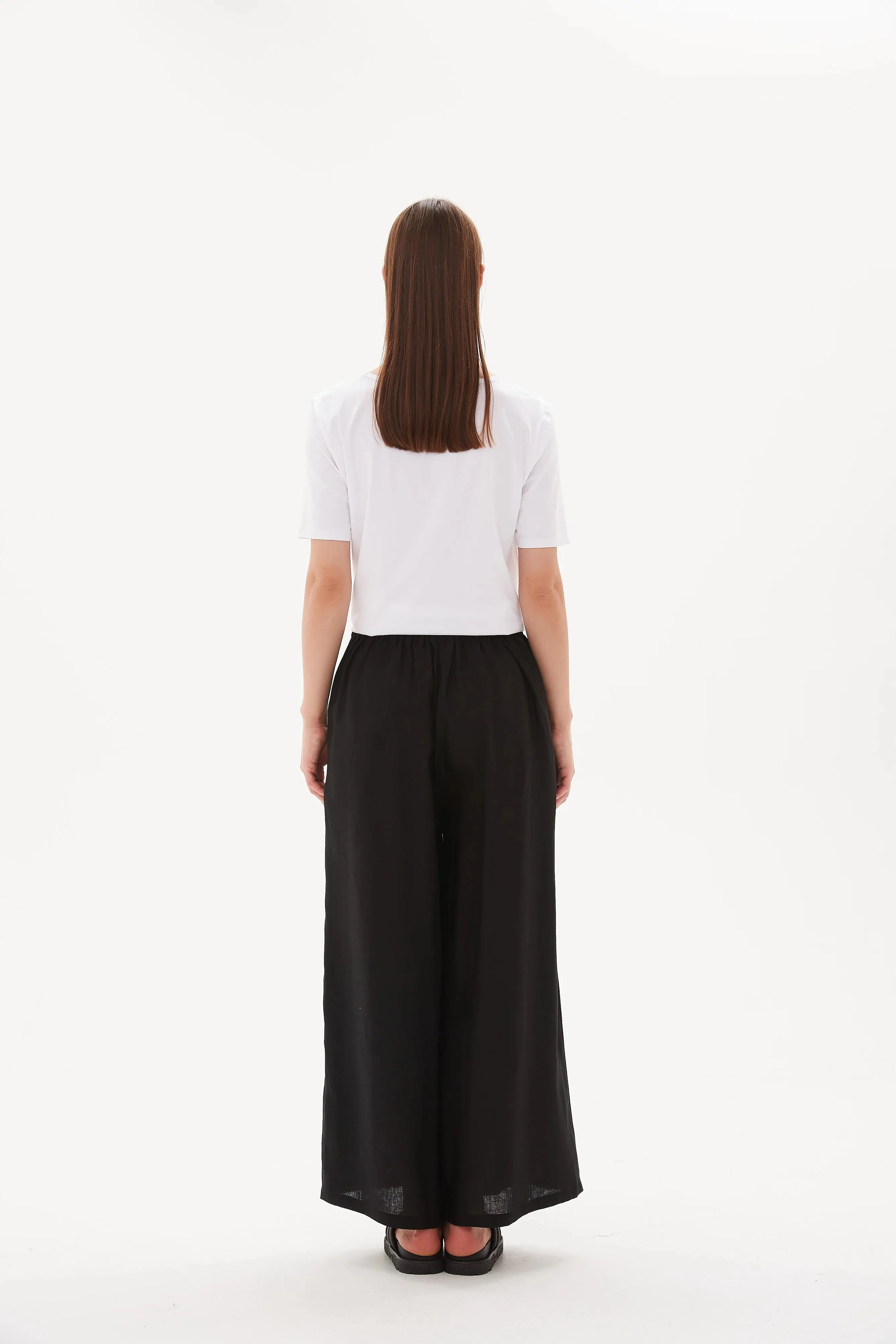 Tirelli Elastic Back Palazzo Pant