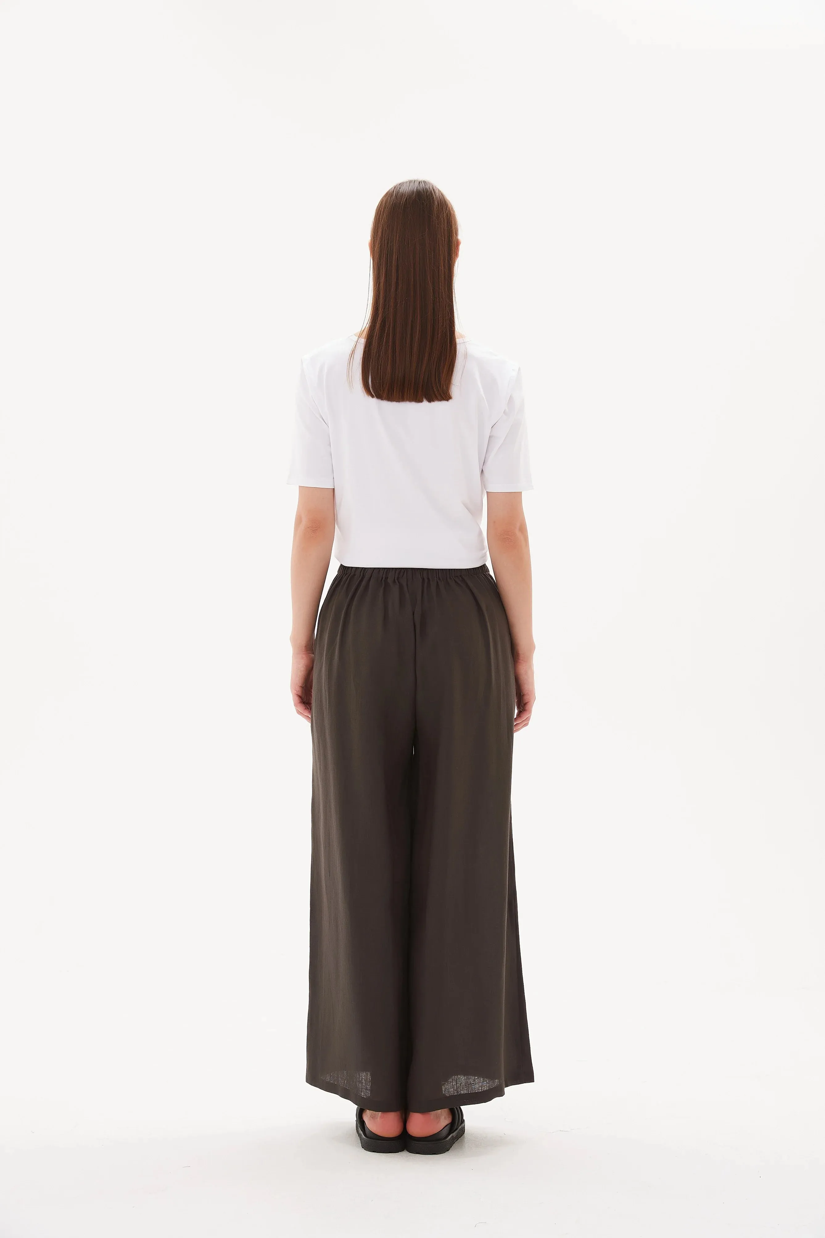 Tirelli Elastic Back Palazzo Pant