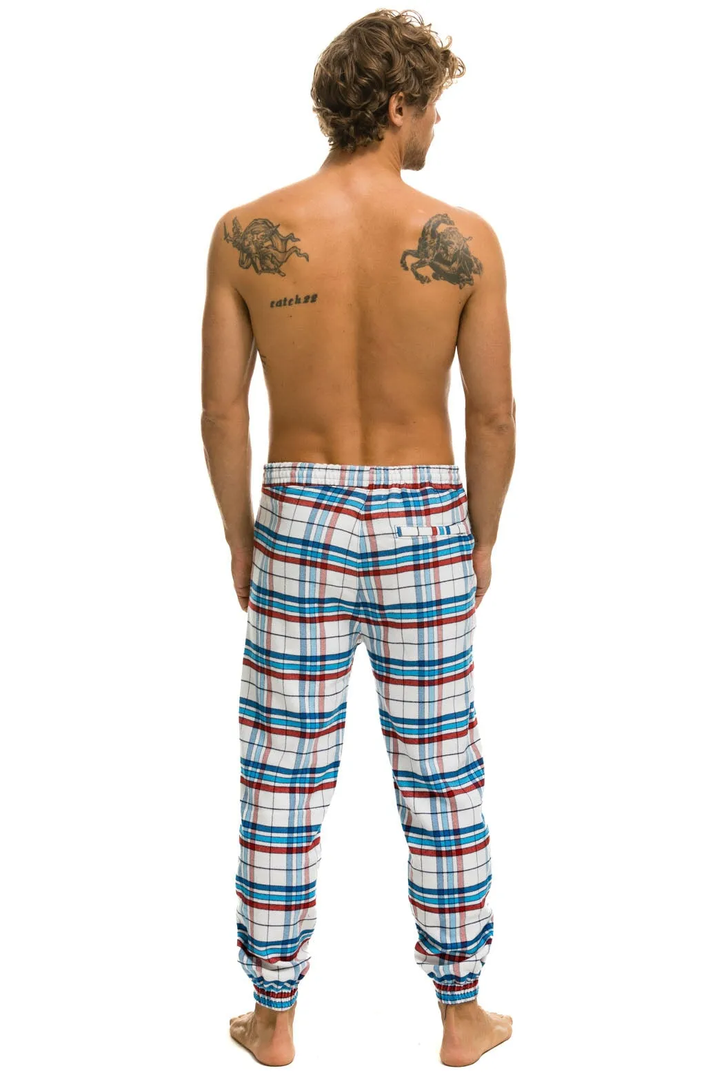 UNISEX PLAID LODGE PANT - MONTAUK PLAID