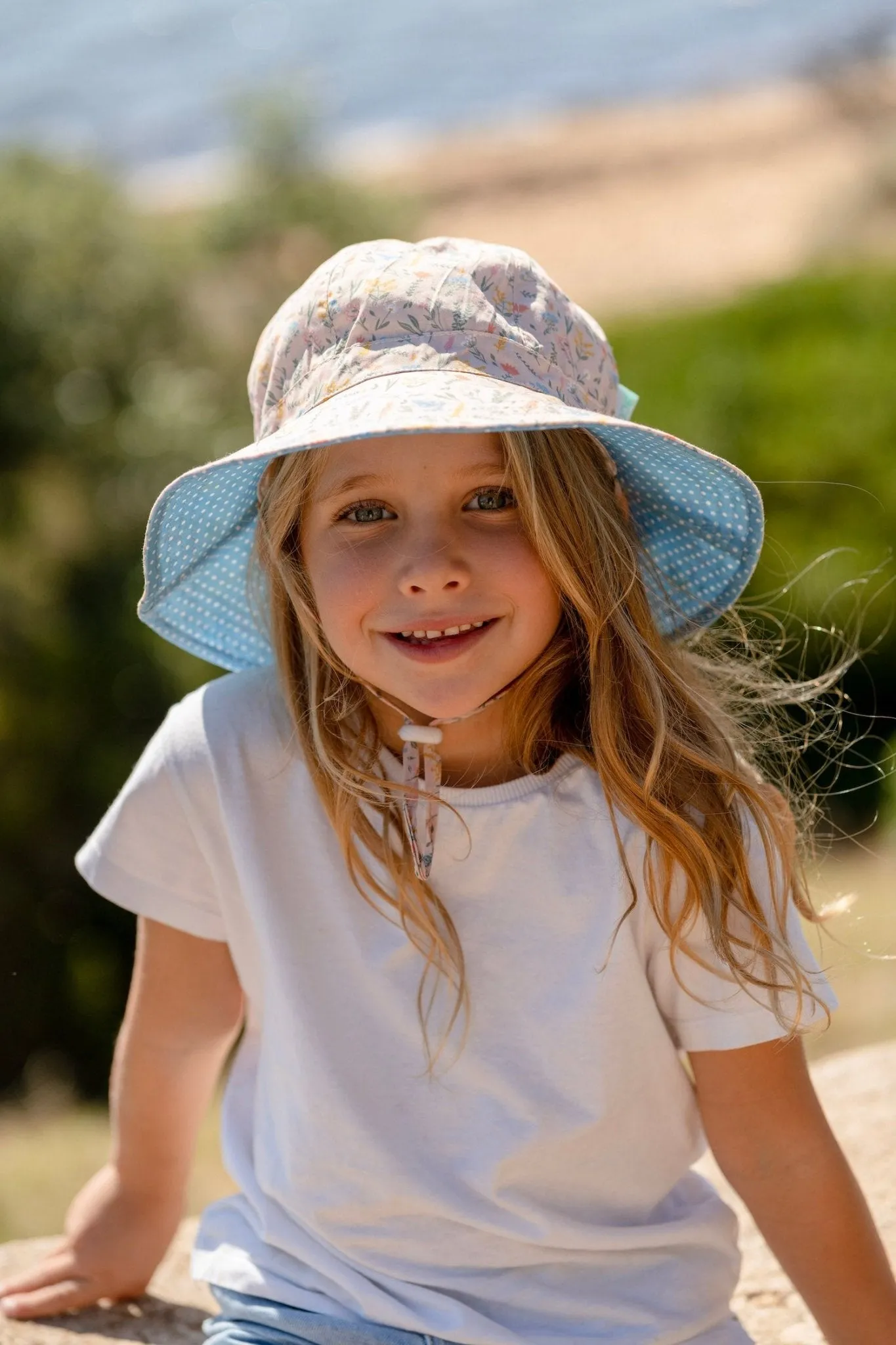 Wildflowers Wide Brim Sunhat