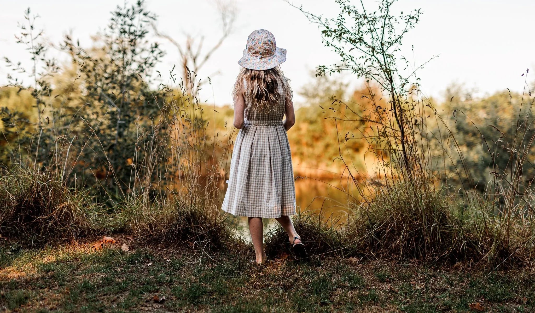 Wildflowers Wide Brim Sunhat